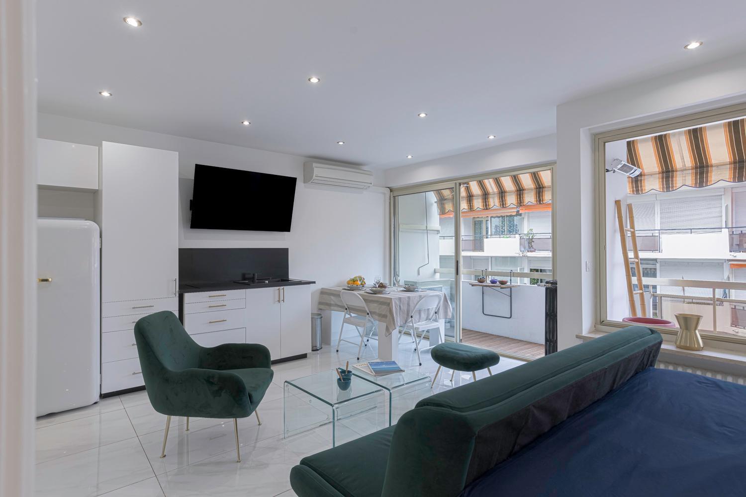 Luxury Maubourg - Vue Mer - Croisette 50M Plage - Clim - Terrasse Cannes Eksteriør bilde
